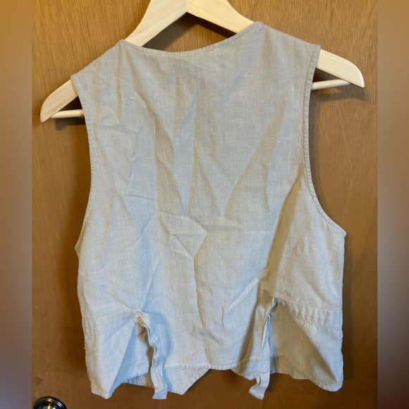 Vintage cottagecore 100% cotton vest - Picture 2 of 3
